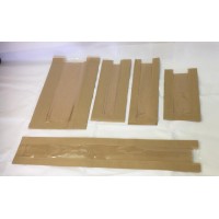 שקיות אריזה מנייר + חלון צלופן מוזלות